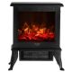 Elektrischer Kamin | 2 Heizstufen: 1000 W / 1800 W | 3D-Flammeneffekt | Adler-Thermostat