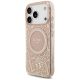 3. Guess IML Flowers Electro Pearl Strap MagSafe Case für iPhone 17 Pro - Rosa
