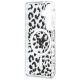 7. Guess IML Leopard Print Triangle MagSafe Hülle für Samsung Galaxy S26 - Schwarz