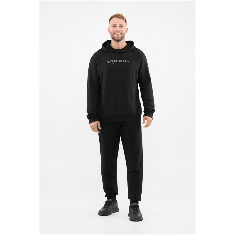 VIKING Team Wear Herren Bambus-Hoodie Schwarz XL