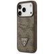 2. Guess 4G nauble Card Triange Hülle für iPhone 18 Pro / 17 Pro – braun