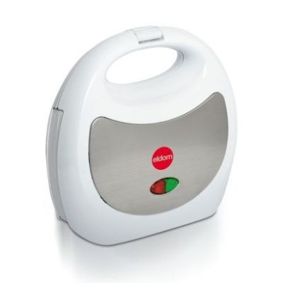 ELDOM SANDWICHMAKER ST11B RUDDY 750 W WEISSE KERAMIKPLATTEN