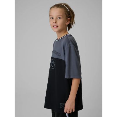 4. Schnelltrocknendes Sport-T-Shirt für Jungen 4F 4FJRSS26TFTSM2392-20S