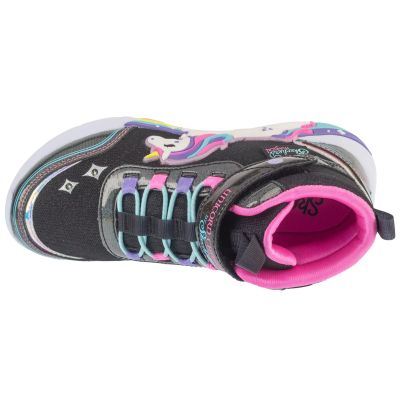 3. Skechers S-Lights: Unicorn Chaser – Jumping Magic 303302L-BKMT Schwarz, 28