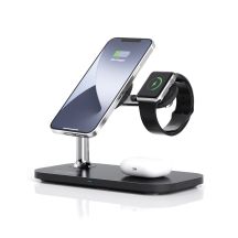 RealPower ChargeAIR Mag Smartphone, Smartwatch, Tablet Schwarz USB Kabelloses Laden intern