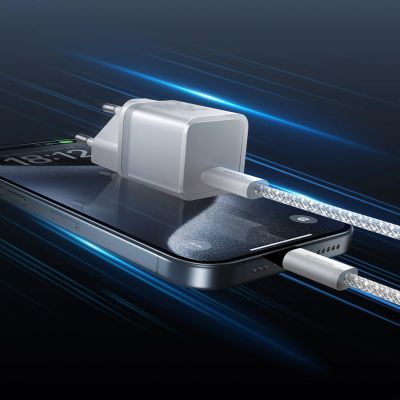 14. Baseus GaN5S 30W EU USB-C Wandladegerät – Weiß