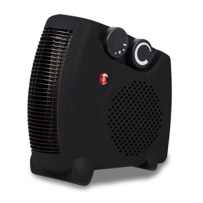 5. ELDOM Heizlüfter HL8C TERMII 2000W, Schwarz, Stufenlose Temperaturregelung, Thermostat, Kaltluft