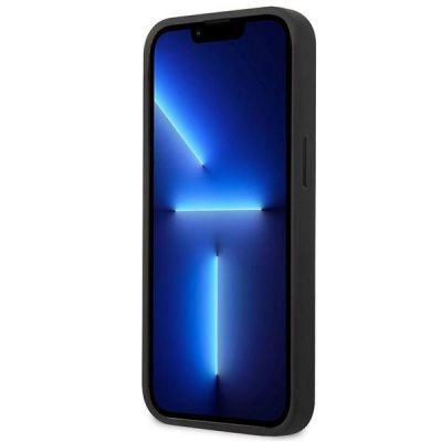 5. Mercedes Lederhülle mit Sternenmuster für iPhone 13 mini – Schwarz