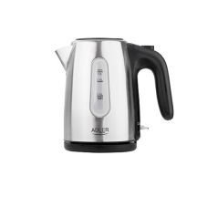 Elektrischer Wasserkocher Adler AD 1273 (1200 W, 1 l; silber)
