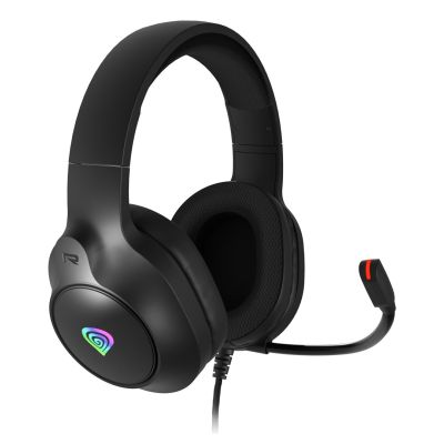 2. GENESIS NEON 213 Headset, kabelgebunden, für Telefonate/Musik, USB Typ-A, Schwarz