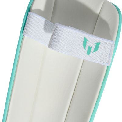 3. adidas Messi Match Kinder-Fußball-Schienbeinschoner Hellgrün KA7850