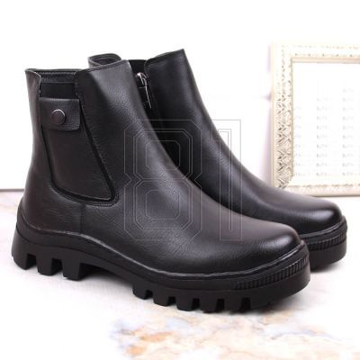 6. Isolierte Stiefeletten mit Tasche Potocki W WOL186 schwarz