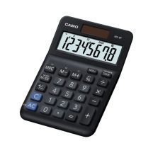 Casio MS-8F Bürorechner, 8-stellig, 103 x 147 x 28,8 mm, schwarz