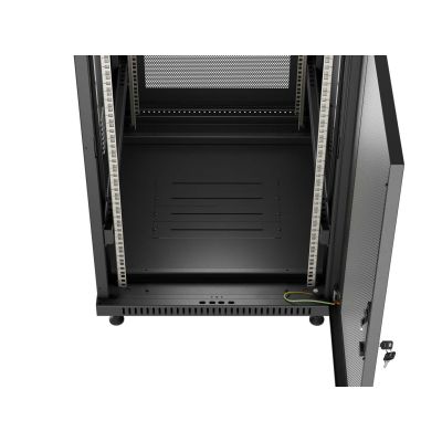 6. LANBERG Standschrank 19" 18U 600x800 Schwarz