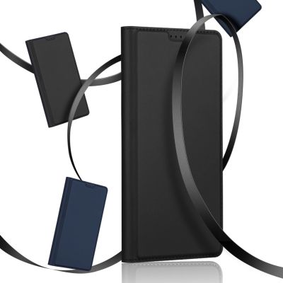 16. Dux Ducis Skin Pro Hülle Realme 11 Flip Card Wallet Stand Schwarz