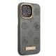 4. Guess GUHMP13LSAPSTG iPhone 13 Pro / 13 6,1" grau/graue Hardcase Peony Logo Plate MagSafe