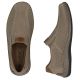 4. Herren-Slipper aus Leder mit durchbrochenem Muster, braun, Rieker 05272-64