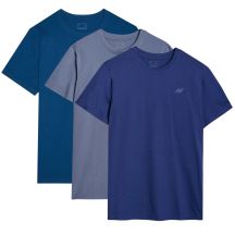 Herren T-Shirt (3-teiliges Set) 4F 3P-SS-4FWMM00TTSHM2256-90S 3PACK