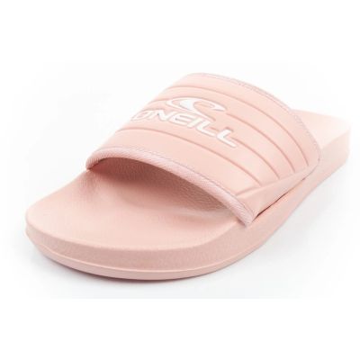 3. O'Neill Damen-Sportpantoffeln Kelso Slider, bequeme rosa Hausschuhe