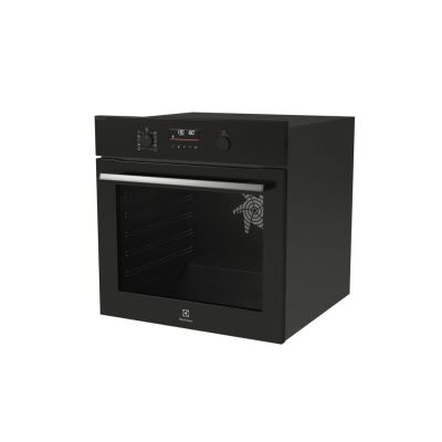 9. Dampfgarer mit Dampffunktion SteamBake ELECTROLUX EOD6F77WZ, schwarze Selbstreinigung, Katalyse, Soft-Close-Funktion