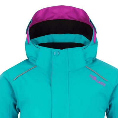 3. Trollkids Kinder Holmenkollen Snow Jacket Pro mit Kapuze, Türkis (913-125)