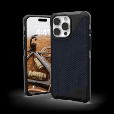 3. UAG Metropolis LT Magsafe Hülle für iPhone 16 Pro Max – blau