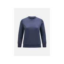 Peak Performance W Original Small Logo Crew Sweatshirt Blau