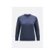 Peak Performance W Original Small Logo Crew Sweatshirt Blau