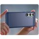 4. Carbon Case Silikonhülle für Samsung Galaxy S24 FE - blau