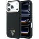 Guess Kevlar Triangle Logo MagSafe Hülle für iPhone 17 Pro / 18 Pro - Schwarz