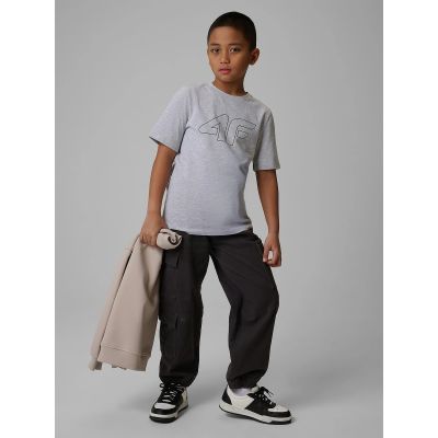 4. Normales bedrucktes Jungen-T-Shirt 4F 4FJRSS26TTSHM3599-10S