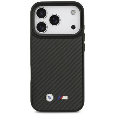 3. BMW M Kevlar Matt MagSafe Hülle für iPhone 17 Pro - Schwarz