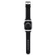 2. Karl Lagerfeld 3D-Gummi-Choupette-Kopfband für Apple Watch 42/44/45/49 mm – Schwarz