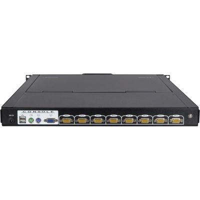 3. Inter-Tech KVM-1708 Rack-Konsole 43,2 cm (17") 1280 x 1024 px Stahl Schwarz