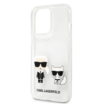 6. Karl Lagerfeld Karl & Choupette Hülle für iPhone 13 Pro Max 6,7" - Transparent