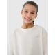 3. Mädchen-Oversize-T-Shirt, einfarbig, Größe 4F 4FJWSS25TTSHF1851-12S