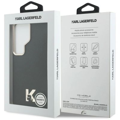 8. Karl Lagerfeld K Metal Logo MagSafe Hülle für Samsung Galaxy S26 Ultra - Schwarz