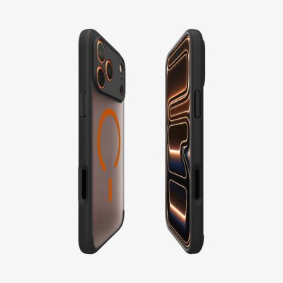 6. Spigen Ultra Hybrid MagSafe Hülle für iPhone 17 Pro – Schwarz und Orange