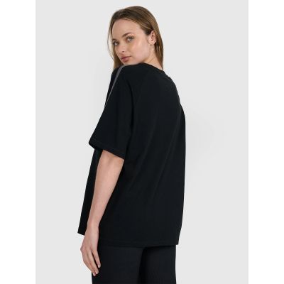 2. Oversize-T-Shirt für Damen mit Print, Größe 4F 4FRSS25TTSHF2791-20S