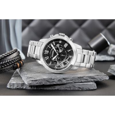 6. FOSSIL Grant Multifunktions-Herrenuhr FS4736 + Box