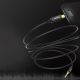 10. Baseus Stereo-Audiokabel AUX 3,5 mm Miniklinke - USB Typ C für Tablet-Telefon 120 cm schwarz (CAM01-01)