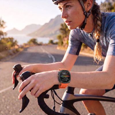 5. Tech-Protect Silikon-Air-Armband für Samsung Galaxy Watch Ultra 47 mm – Orange