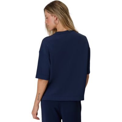 3. Damen-T-Shirt 4F F3489 marineblau 4FWAW26TTSHF3489 31S