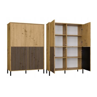 7. KAMARO 4DK SLIM/GŁ ARTISAN VITRINE KPL