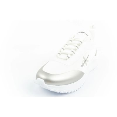12. Calvin Klein Eva Runner Damenschuhe Sport Sneakers weiß modisch