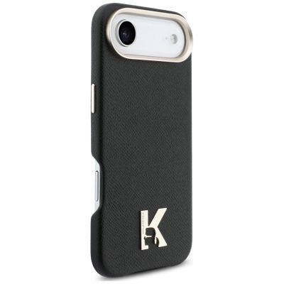4. Karl Lagerfeld MagSafe Hülle mit Karl-Kopf-Logo für iPhone Air – Schwarz