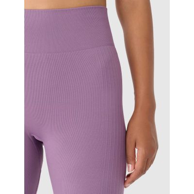 5. Nahtlose Trainingsleggings mit hoher Taille für Damen 4F 4FWAW24TFTIF278-50S