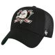 47 Brand NHL Anaheim Ducks Branson Cap H-BRANS25CTP-BKH Schwarz Einheitsgröße