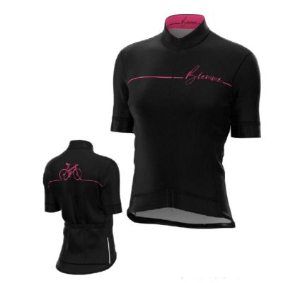Biemme BIKE T-Shirt schwarz pink M