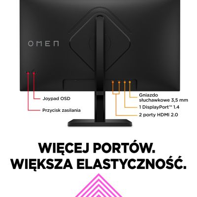 21. HP LED-Monitor, QHD 27" OMEN 27q (780H4E9) 165 Hz